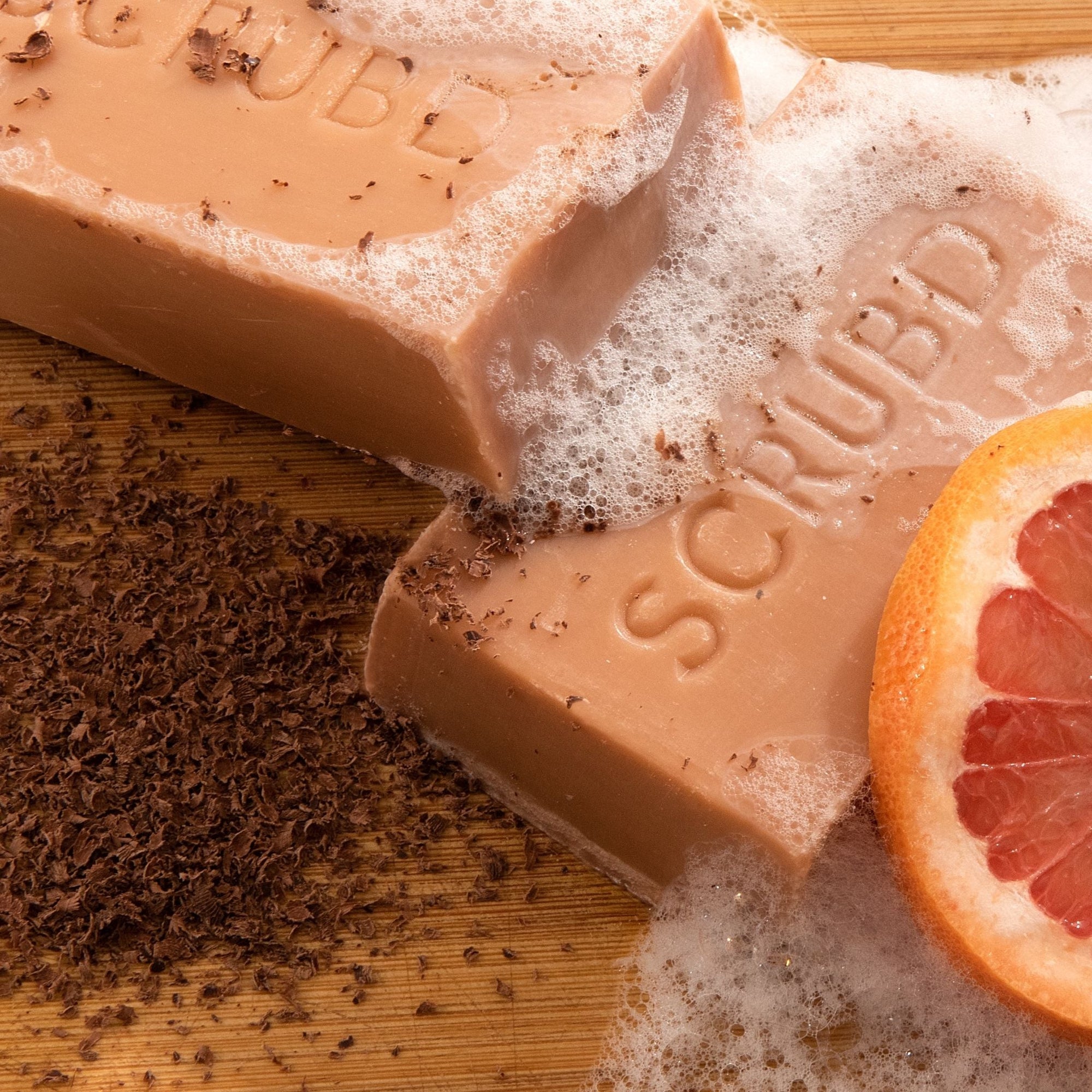 Cedarwood &amp; Grapefruit Soap - SCRUBD